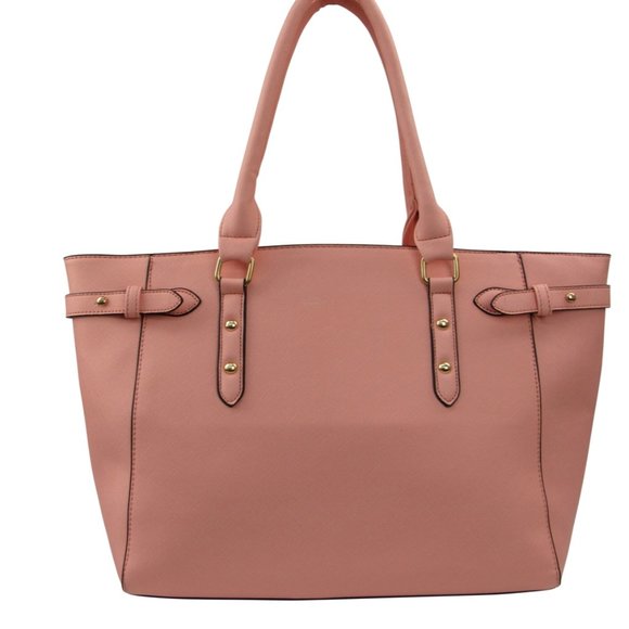 Side Buckle Tote Handbag - Picture 3 of 4